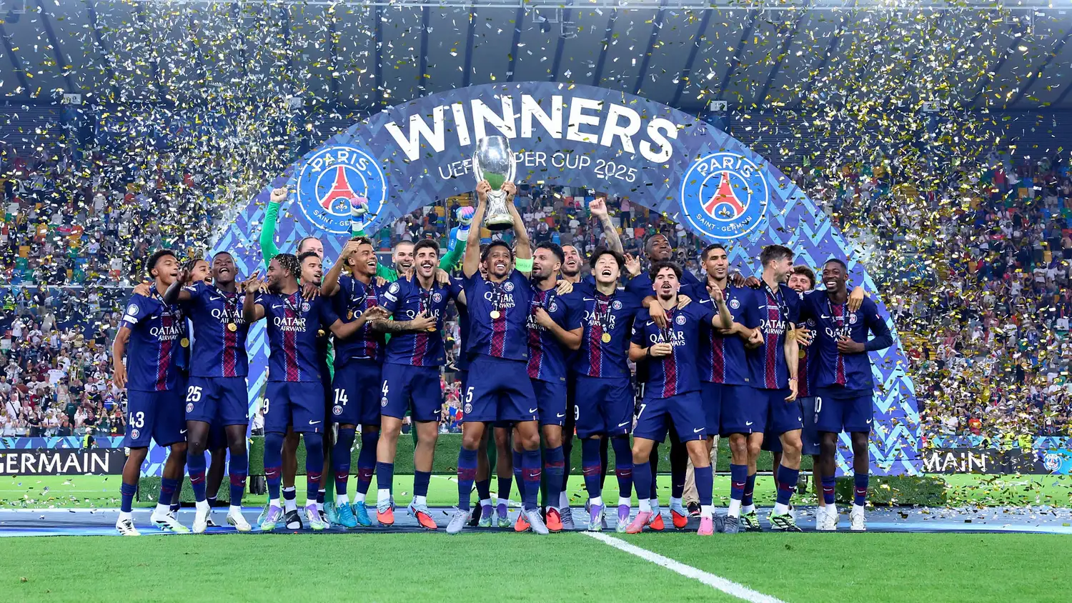 PSG levantó otro trofeo.