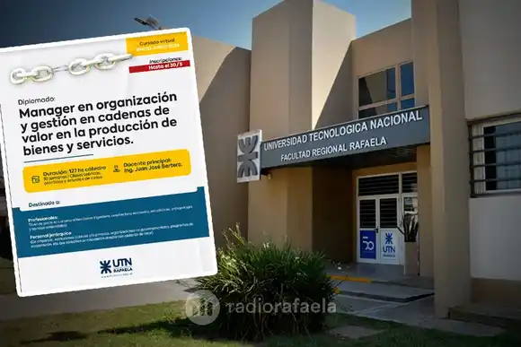 La UTN lanzó su nueva diplomatura: manager en organización y gestión de cadenas de valor en la producción de bienes y servicios