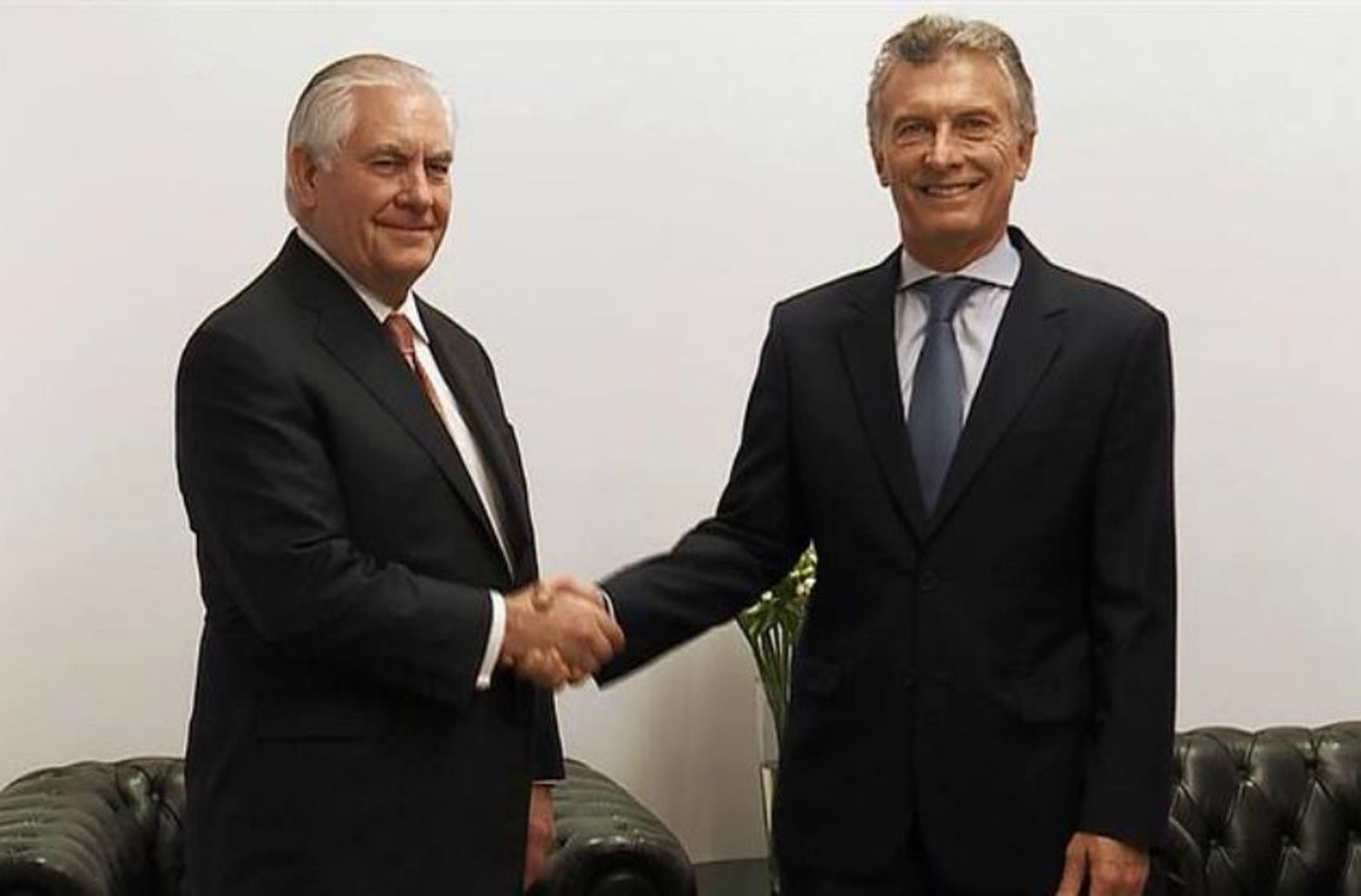 Macri se reunió con el secretario de Estado de Donald Trump