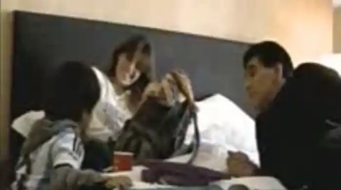 ¡Imperdible! Maradona entrevistado por su nieto, de 5 añitos