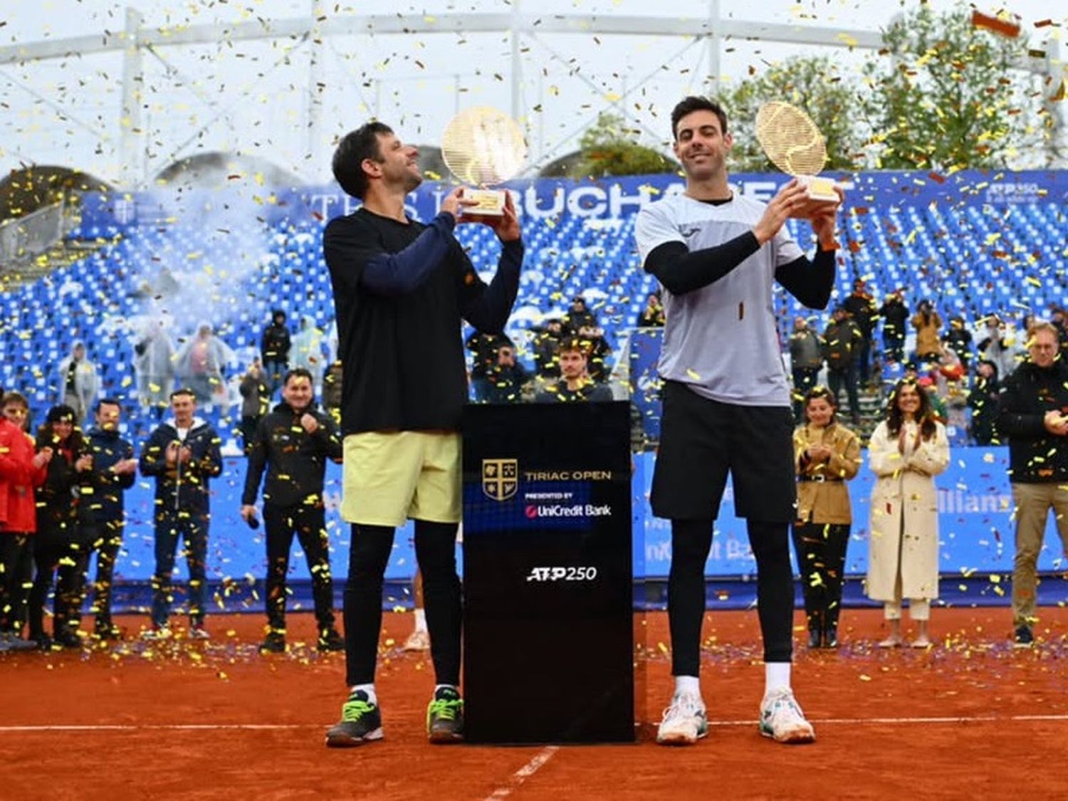 Otro trofeo para Zeballos: ganó el ATP de Bucarest con Marcel Granollers