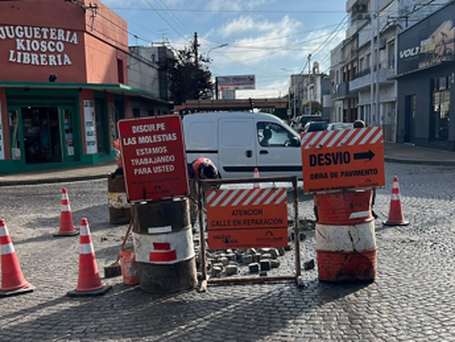 Por obras de reparación, recomiendan circular con precaución por Rodríguez y Garibaldi