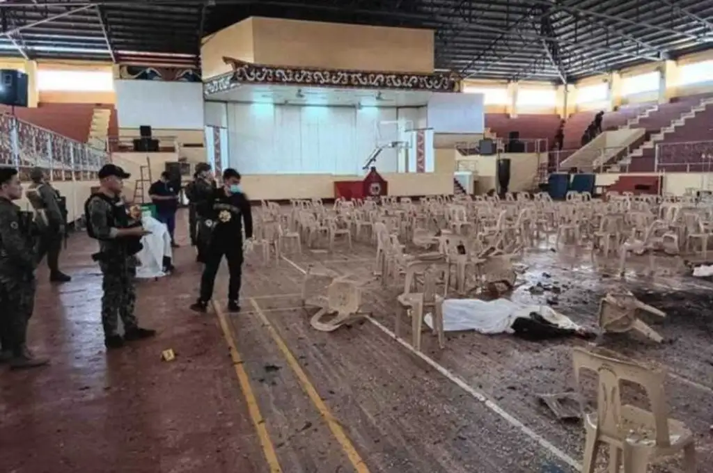 Atentado en una iglesia