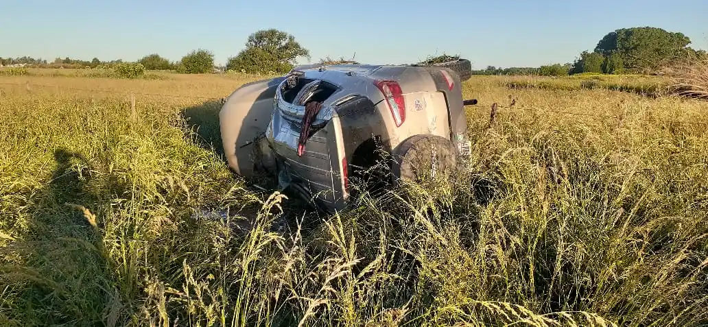 Increíble vuelco, sin lesionados