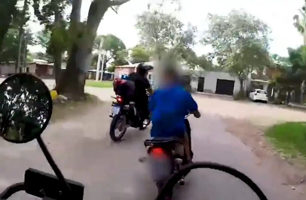 La vertiginosa persecución que se inició en la zona del parque Alem, al norte de Rosario y finalizó al noreste de la ciudad de Granadero Baigorria.