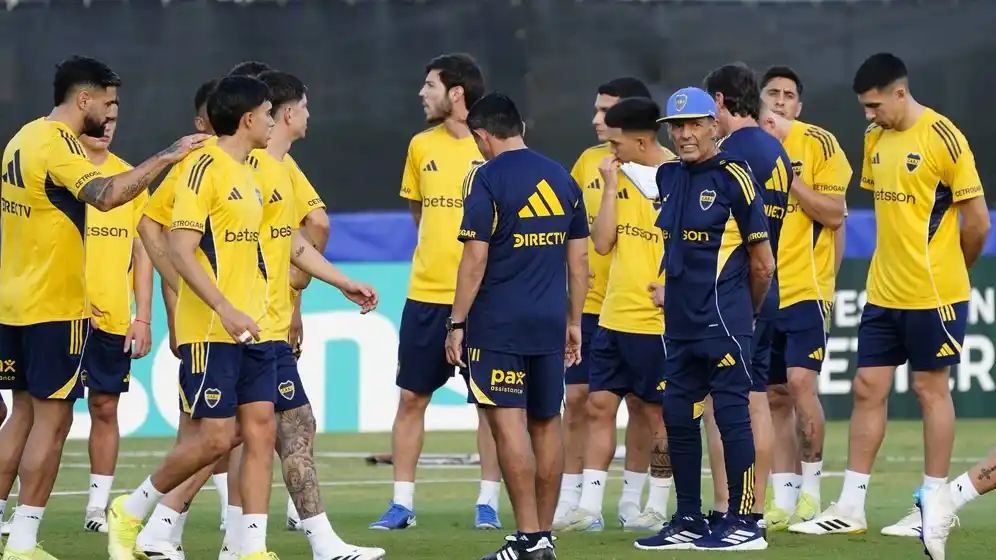 Sin Cavani y con una sorpresa, Russo define el equipo para el debut de Boca ante Benfica