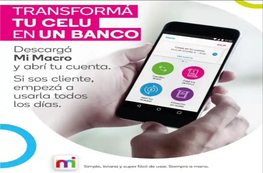 Banco Macro lanza Mi Macro: abrís una cuenta y hacés todo con tu celular
