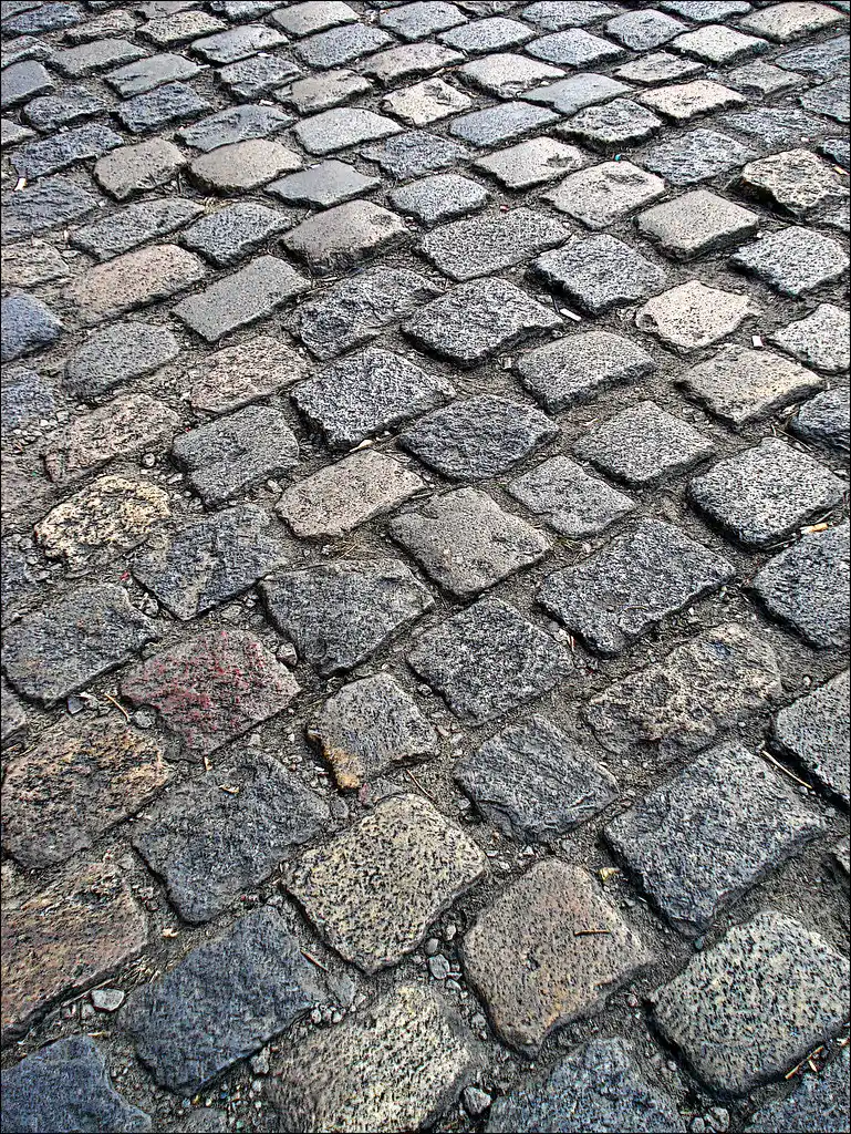 Los adoquines volvieron a generar una grieta en la sociedad.