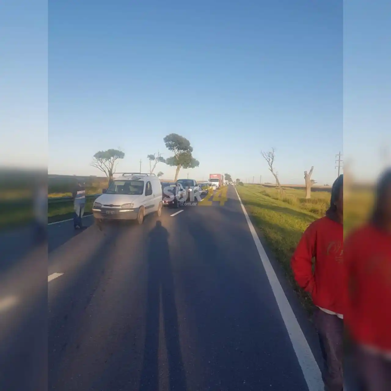 Falleció un venadense en violento choque sobre ruta 8 