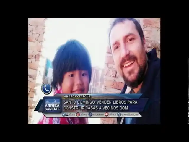 Santo Domingo: venden libros para construir casas a vecinos Qom