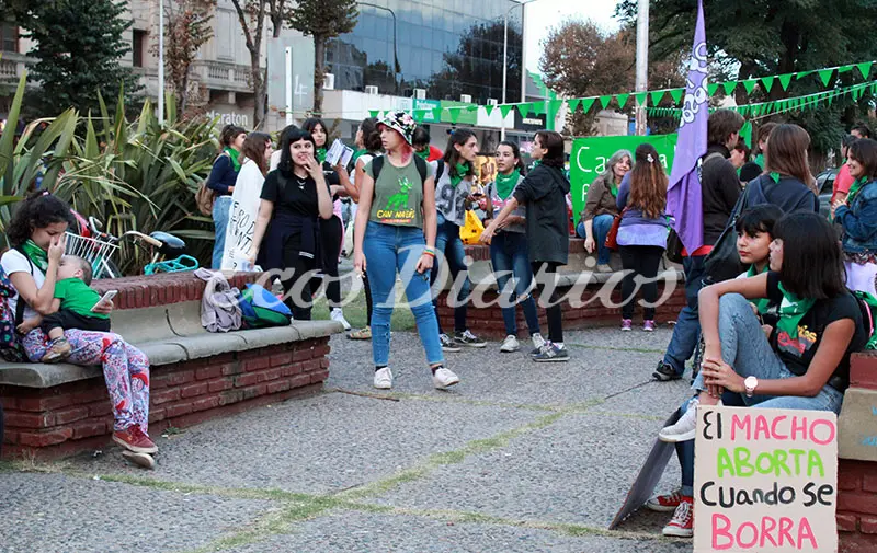 Manifestación a favor de la despenalización del aborto