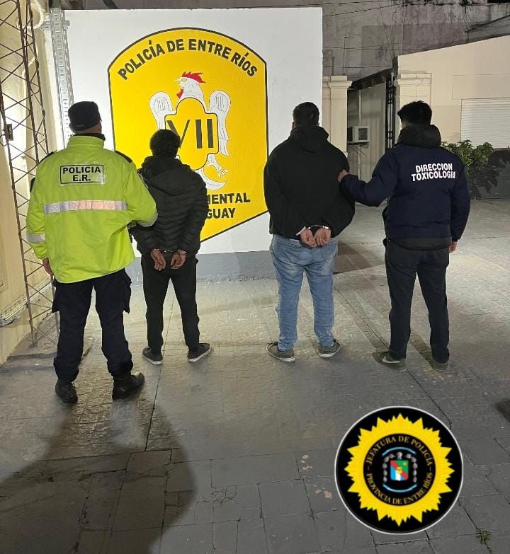 Importantes operativos antidrogas en Gualeguay: tres detenidos y estupefacientes secuestrados