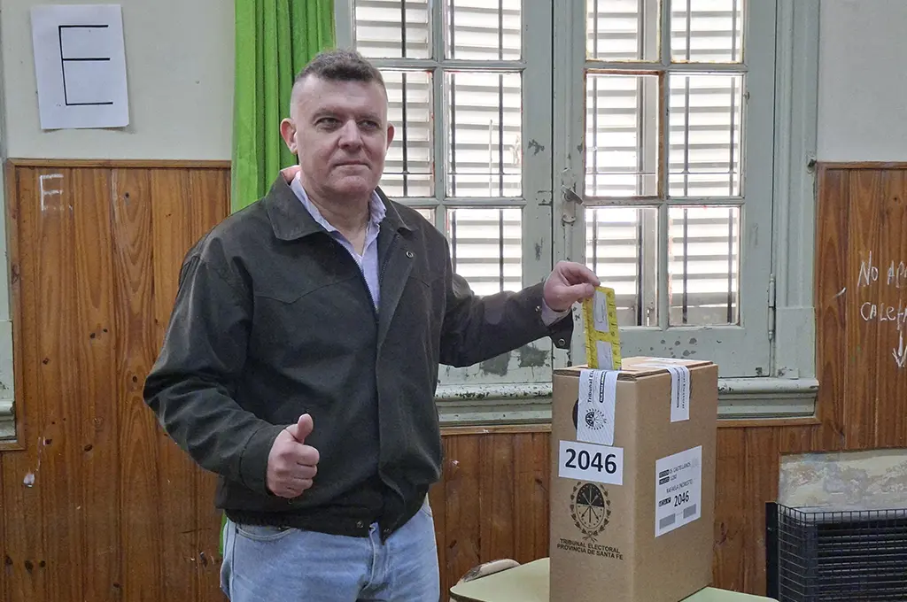 Fabricio Dellasanta, candidato a concejal de LLA | Crédito: RADIO RAFAELA