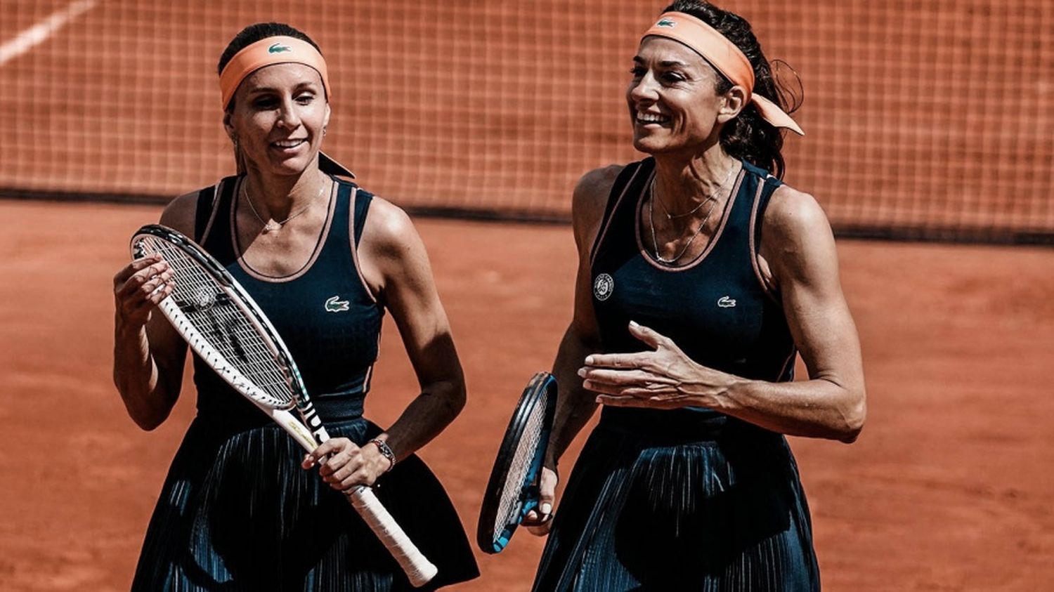 Gaby Sabatini volvió a las canchas con un triunfo junto a Dulko en Roland Garros