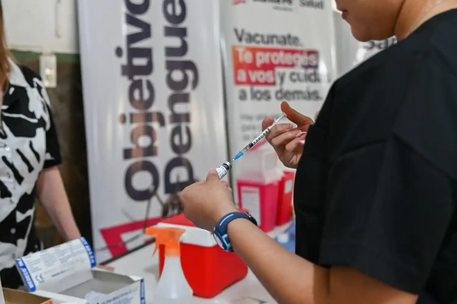 La Provincia lleva 119.531 dosis colocadas, de las 160.000 que se adquirieron. Foto: GSF