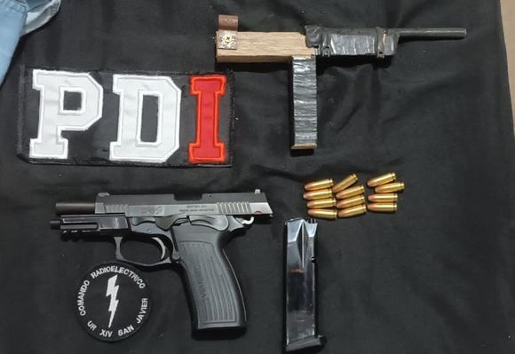 Recuperaron un arma reglamentaria y detuvieron al cuñado del denunciante