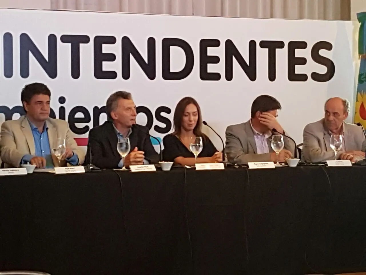 Macri y Vidal en el Foro de Intendentes de Cambiemos