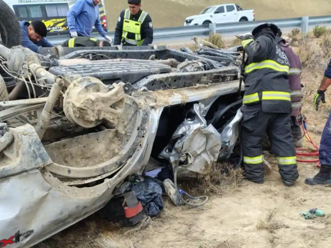 Trágico accidente en la Ruta 3.Foto:Diario de La Pampa