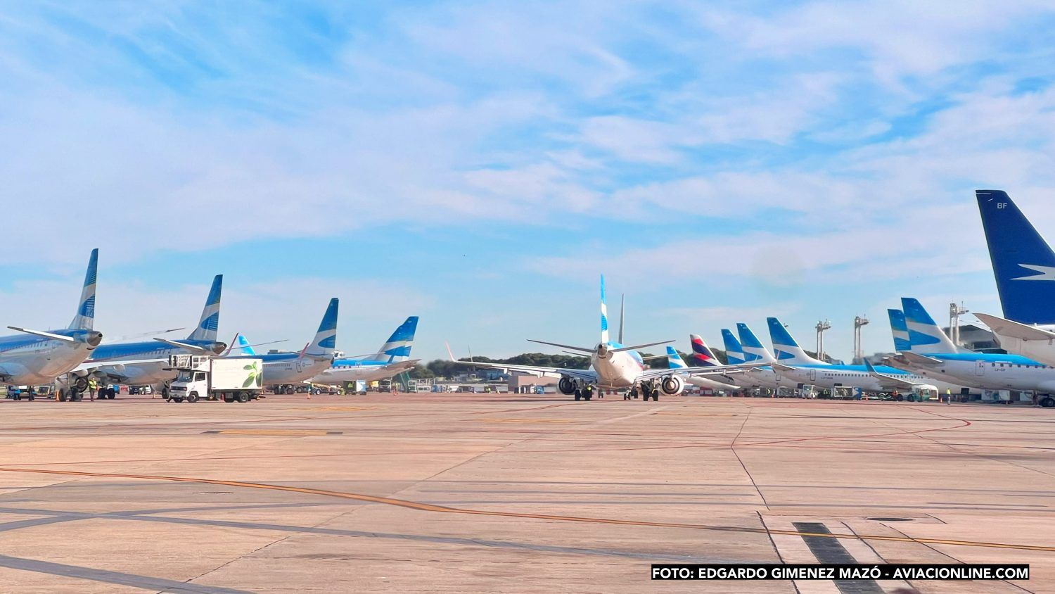 Habilitan nueva rampa para recibir vuelos con A330 en el Aeroparque Jorge Newbery