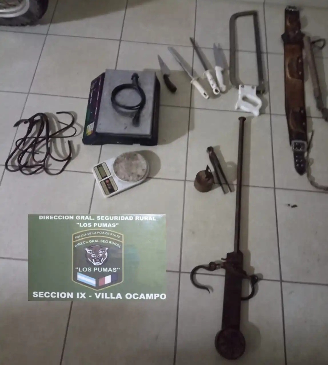 Villa Ocampo: Personal de la Guardia Rural “Los Pumas” esclareció un caso de Abigeato.- - 4