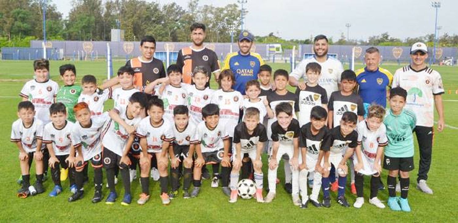 Real Concordia enfrentó a Boca Juniors