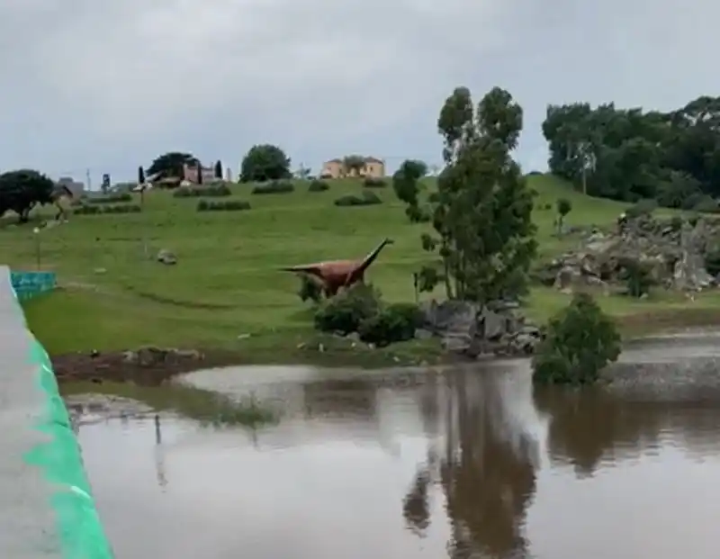 Por la abundante caída de agua, el Ramal H estuvo a tope