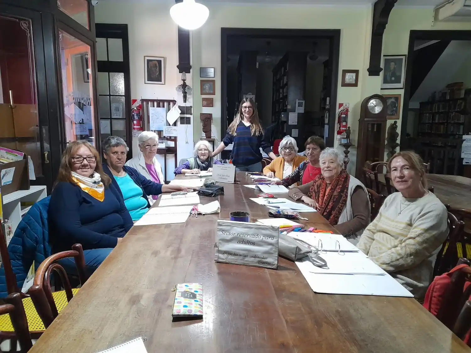 Un taller para la memoria en la biblioteca