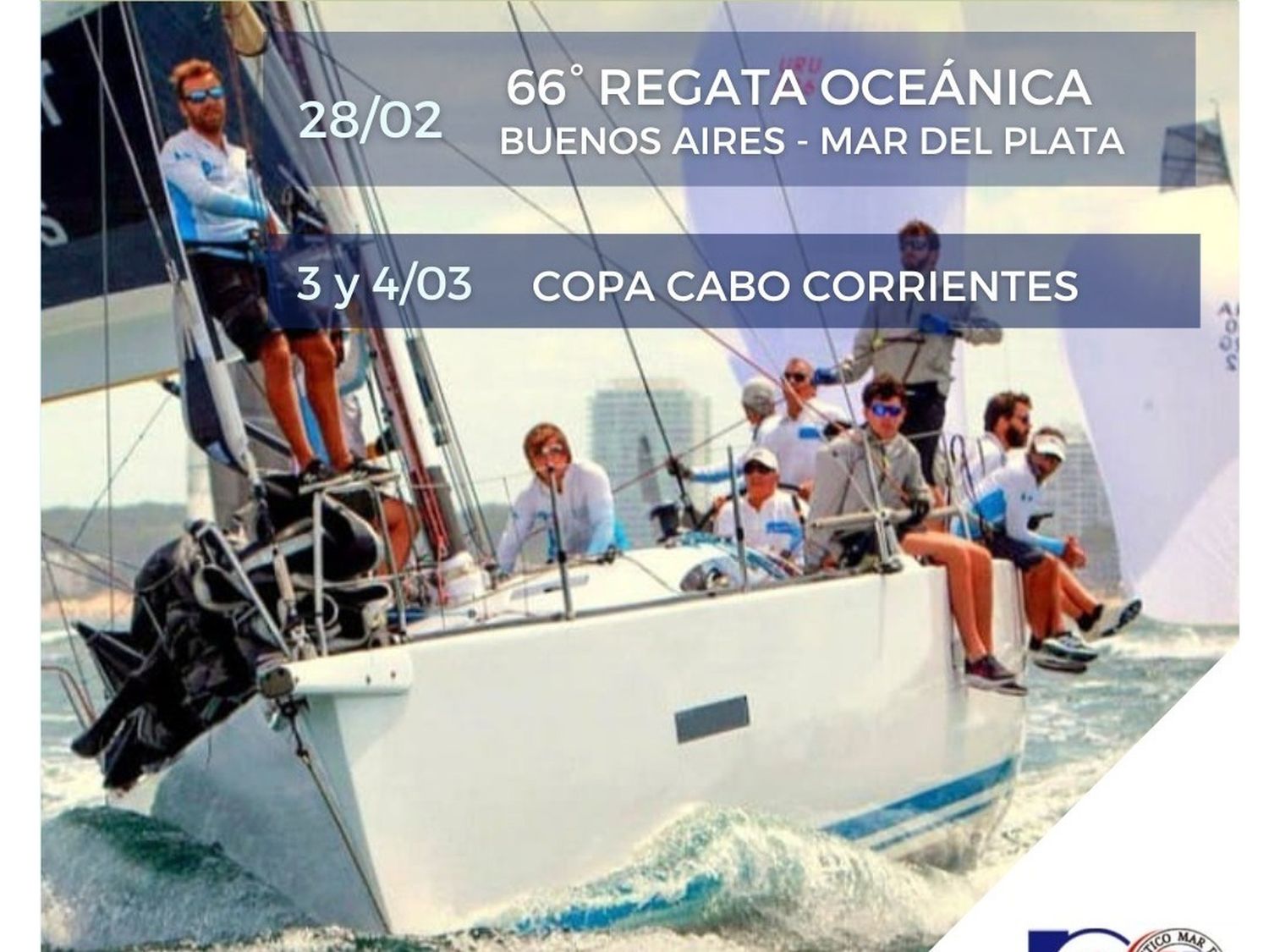 El Club Náutico formará parte de la organización de la Regata Oceánica Buenos Aires-Mar del Plata