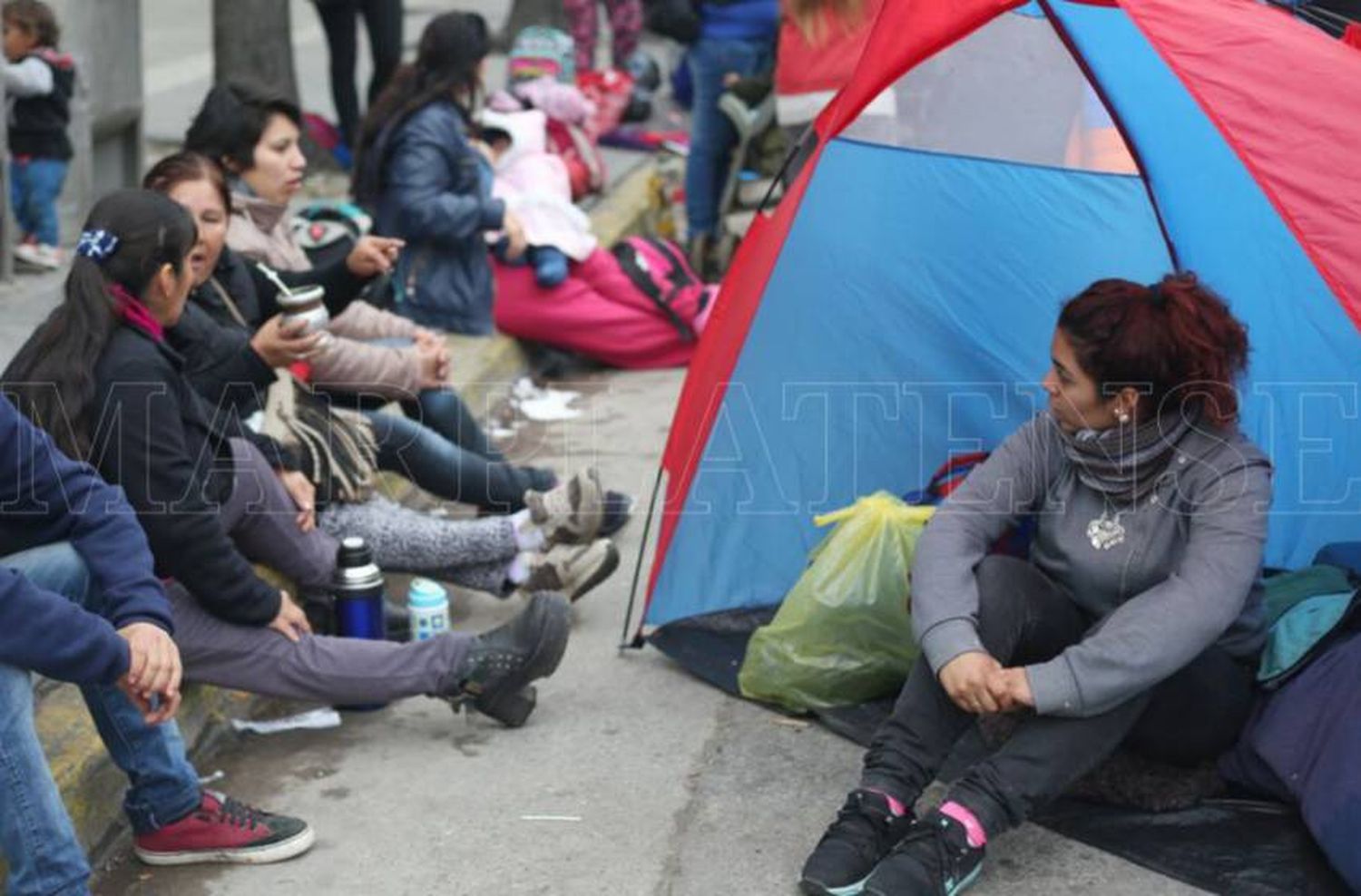 A 13 días del acampe en Desarrollo Social: "Ellos no quieren acordar"