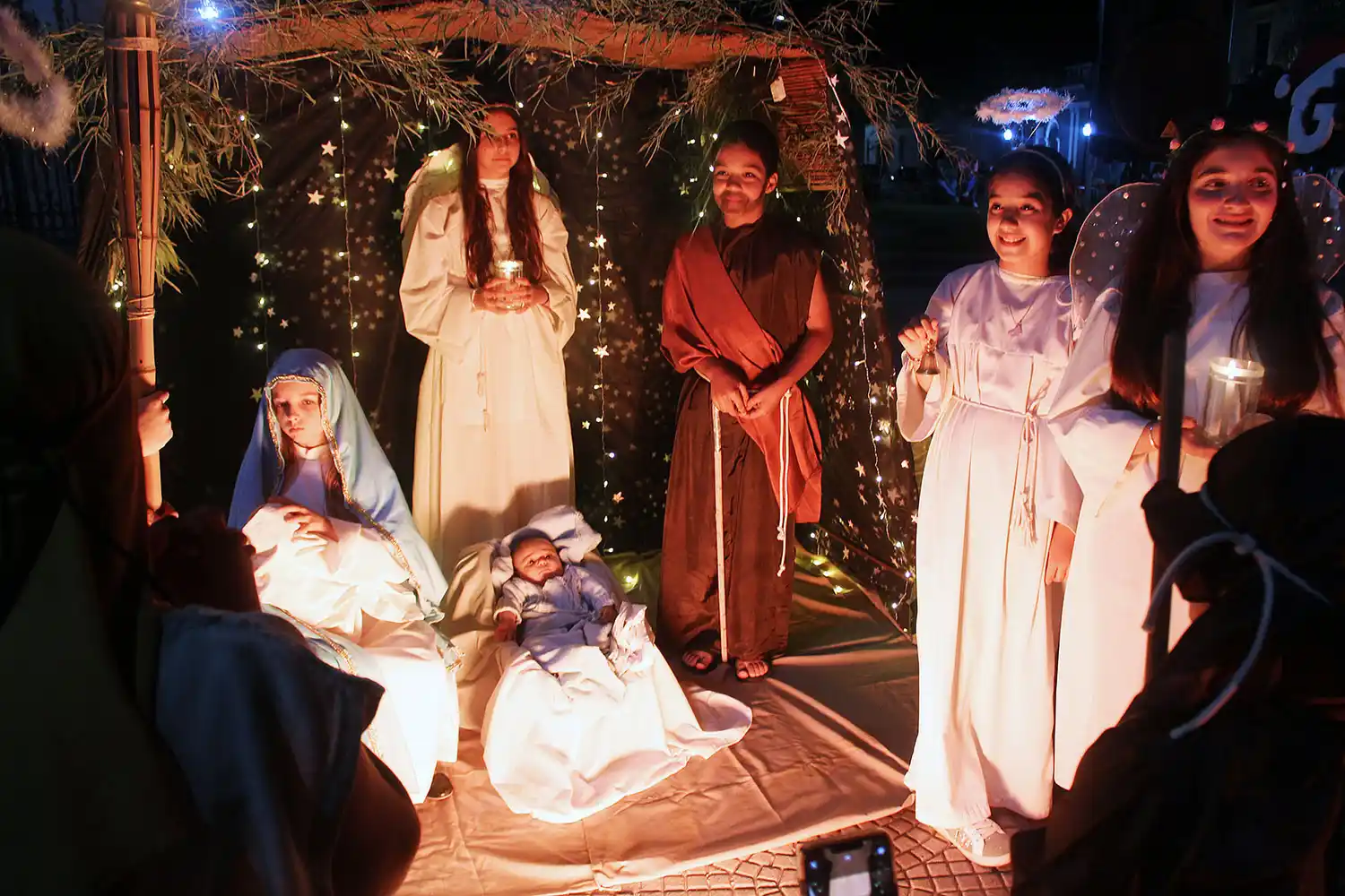 Se desarrolló el concierto de Navidad y el pesebre viviente