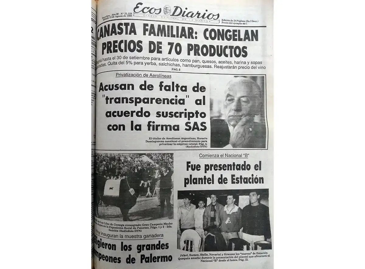 Sábado 13 de agosto de 1988