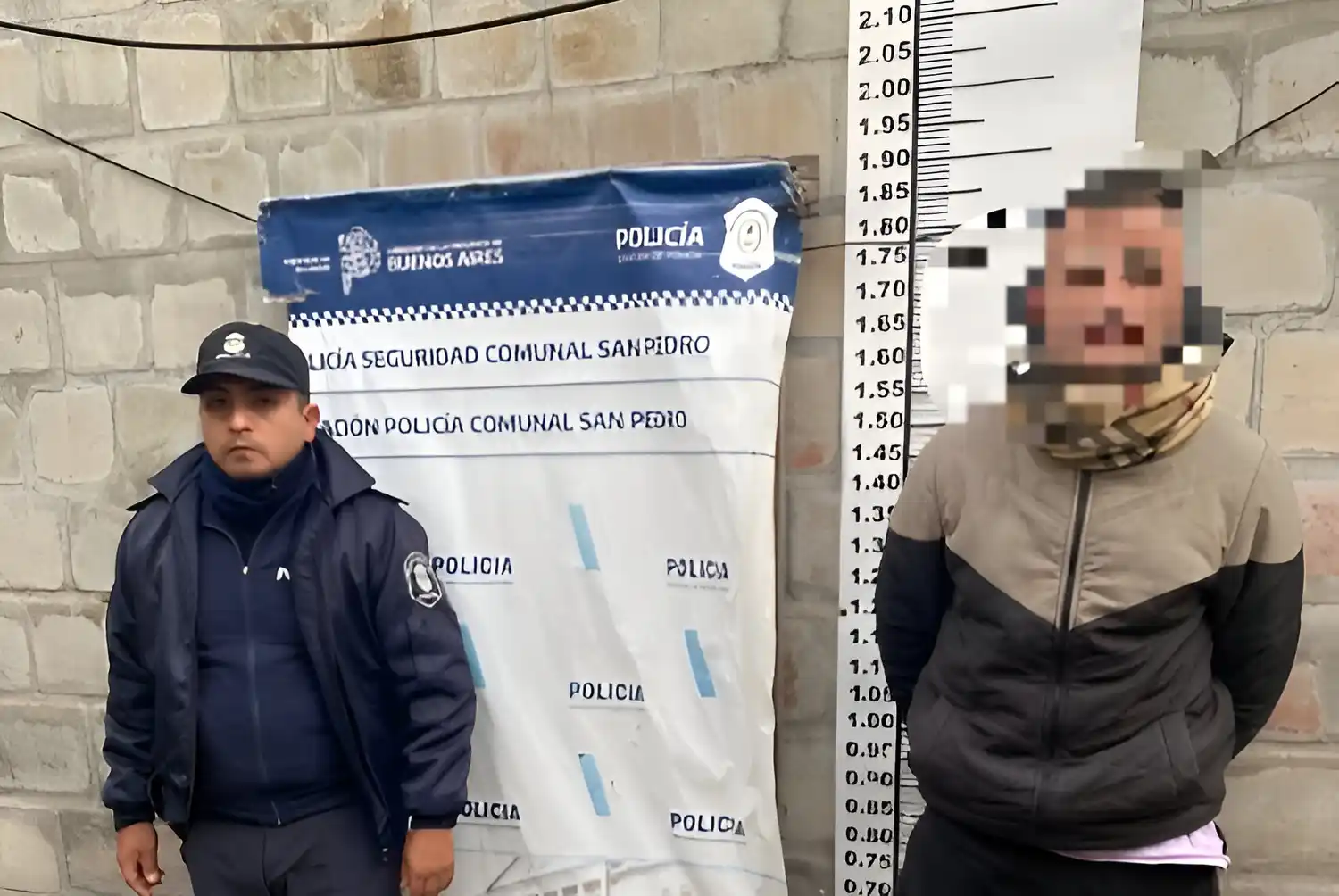 El prófugo detenido fue puesto a disposición de la Justicia.