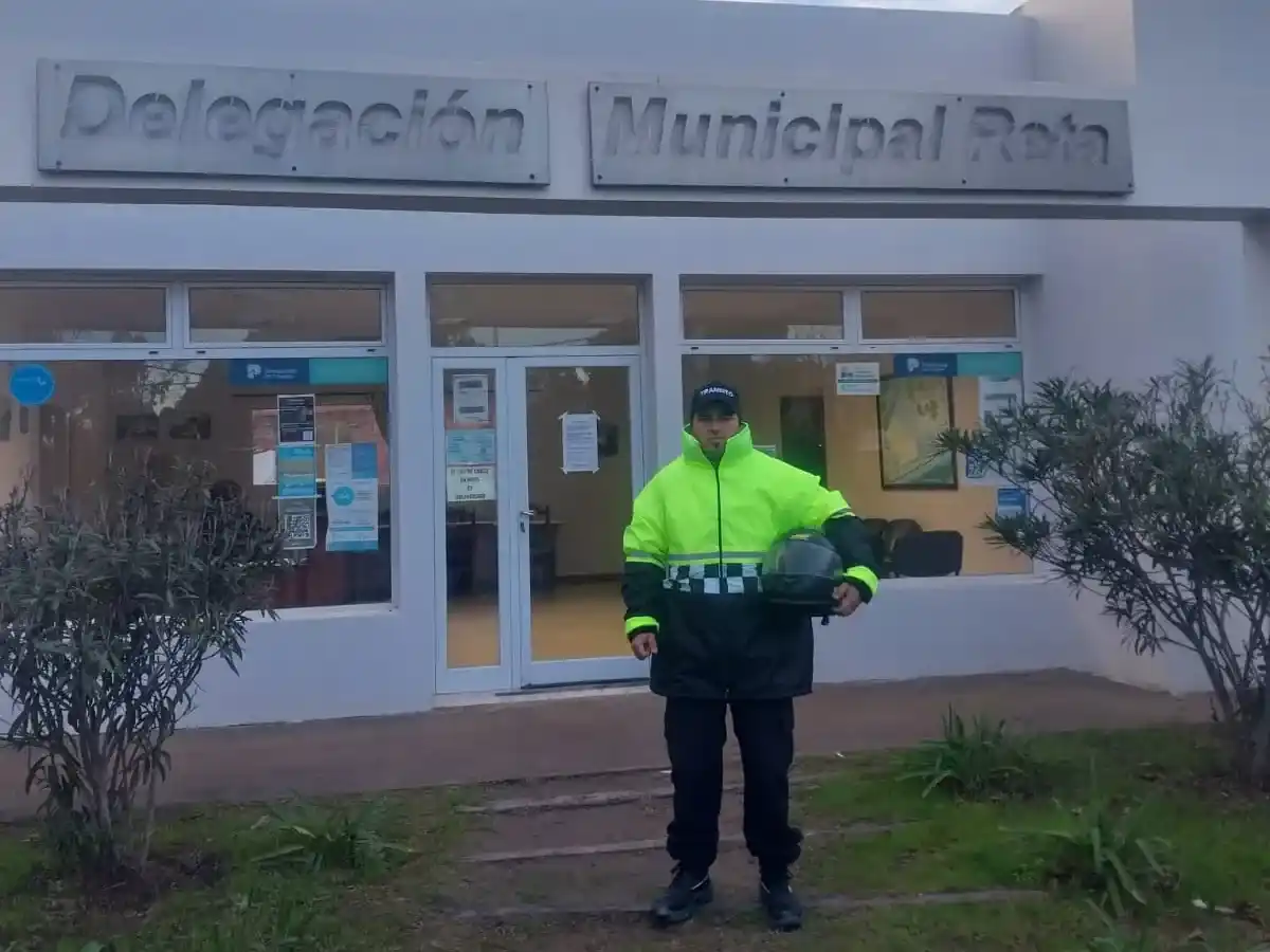 Comenzó a trabajar el nuevo inspector de tránsito en Reta