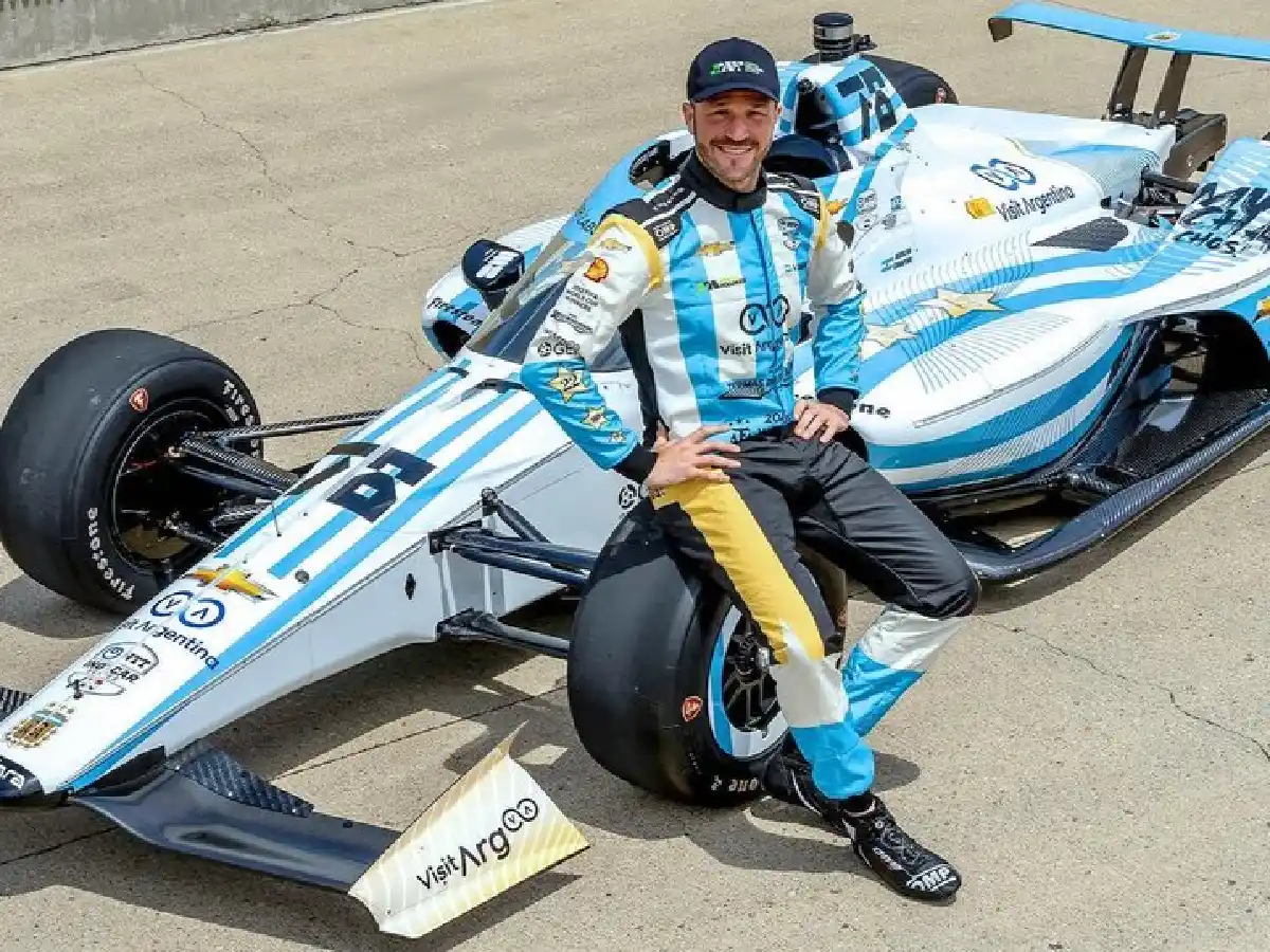 Canapino cumple el sueño de participar de las 500 Millas de Indianápolis