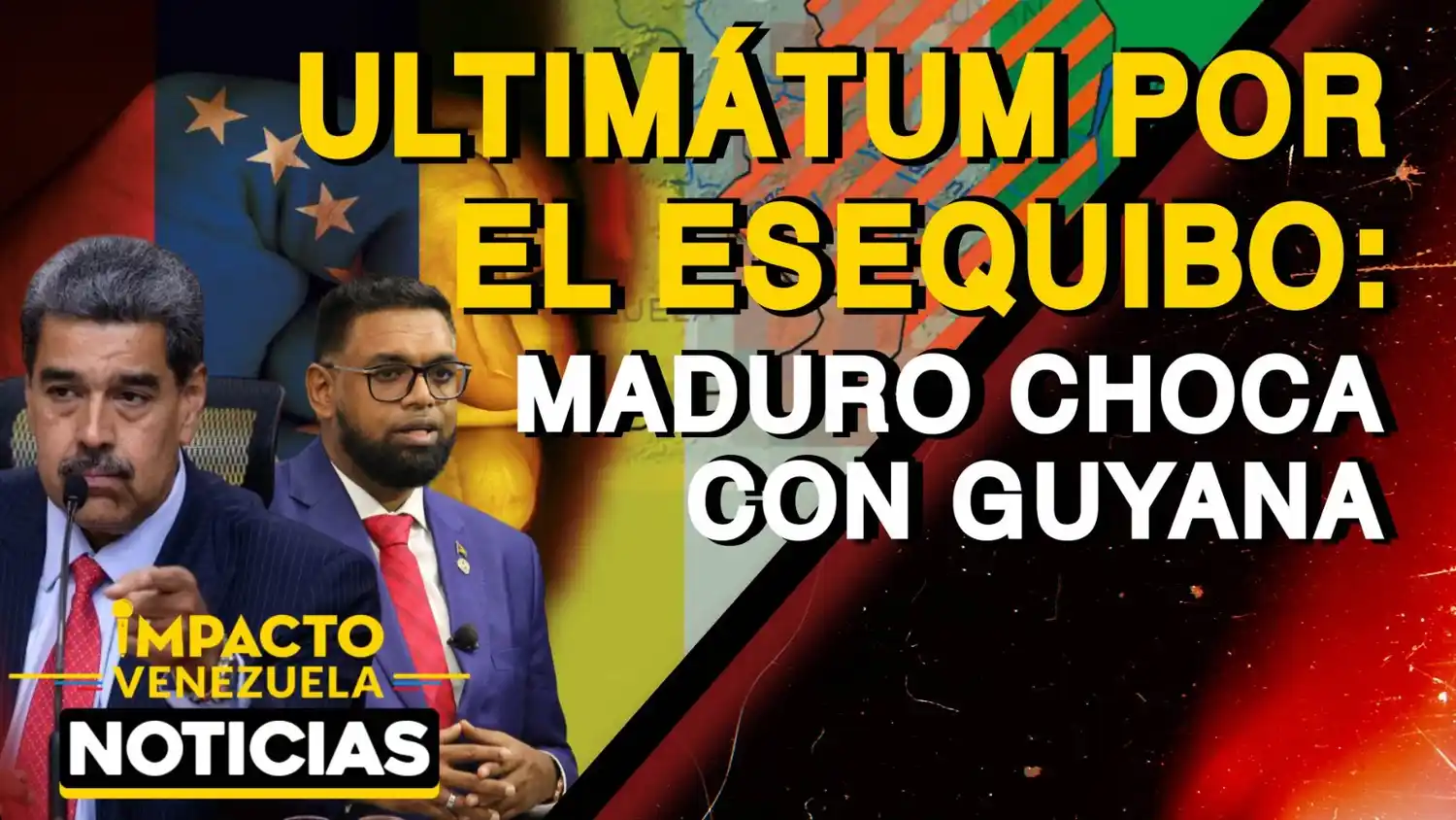 ULTIMÁTUM por el ESEQUIBO: Maduro Choca con Guyana- VIDEO