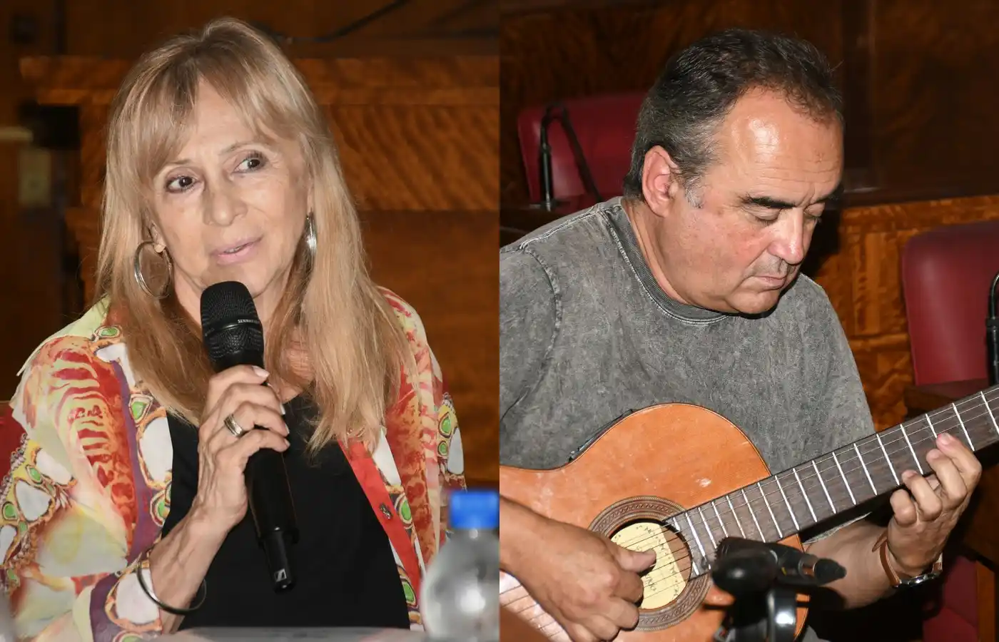 Los artistas recibieron la declaración “de interés” por su aporte a la cultura de Mar del Plata, en un acto realizado en el recinto legislativo.