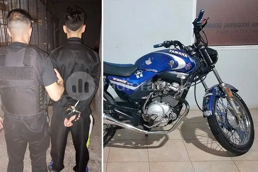 Persiguieron a un motociclista desde el barrio 2 de Abril hasta el 17 de Octubre y los vecinos salieron a los cascotazos