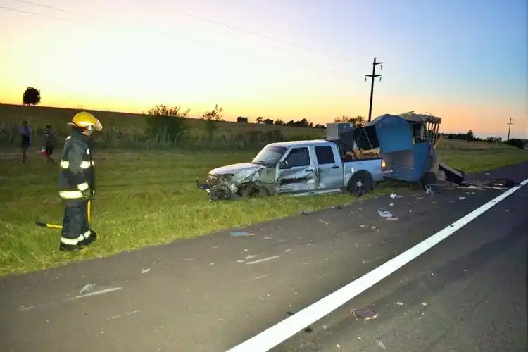 Parte Médico del conductor herido en el accidente en Ruta Nacional 14