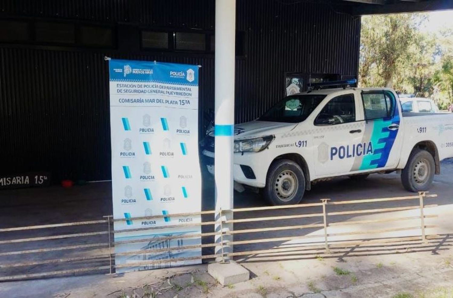 Se robaron una reja de 5 metros de un Polideportivo y terminaron tras las rejas