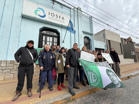 Manifestación en la obra social de las Fuerzas Armadas: “No tenemos prestaciones, es caótico”