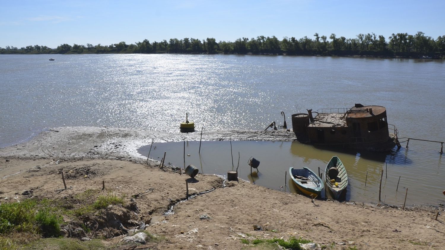 Se declaró la “emergencia hídrica” ante la histórica bajante en el Río Paraná