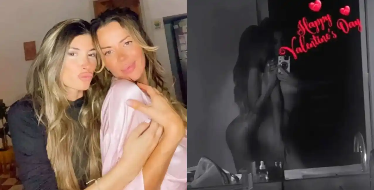 Karina Jelinek posteó una foto hot con Flor Parise por San Valentín y después la borró: el motivo
