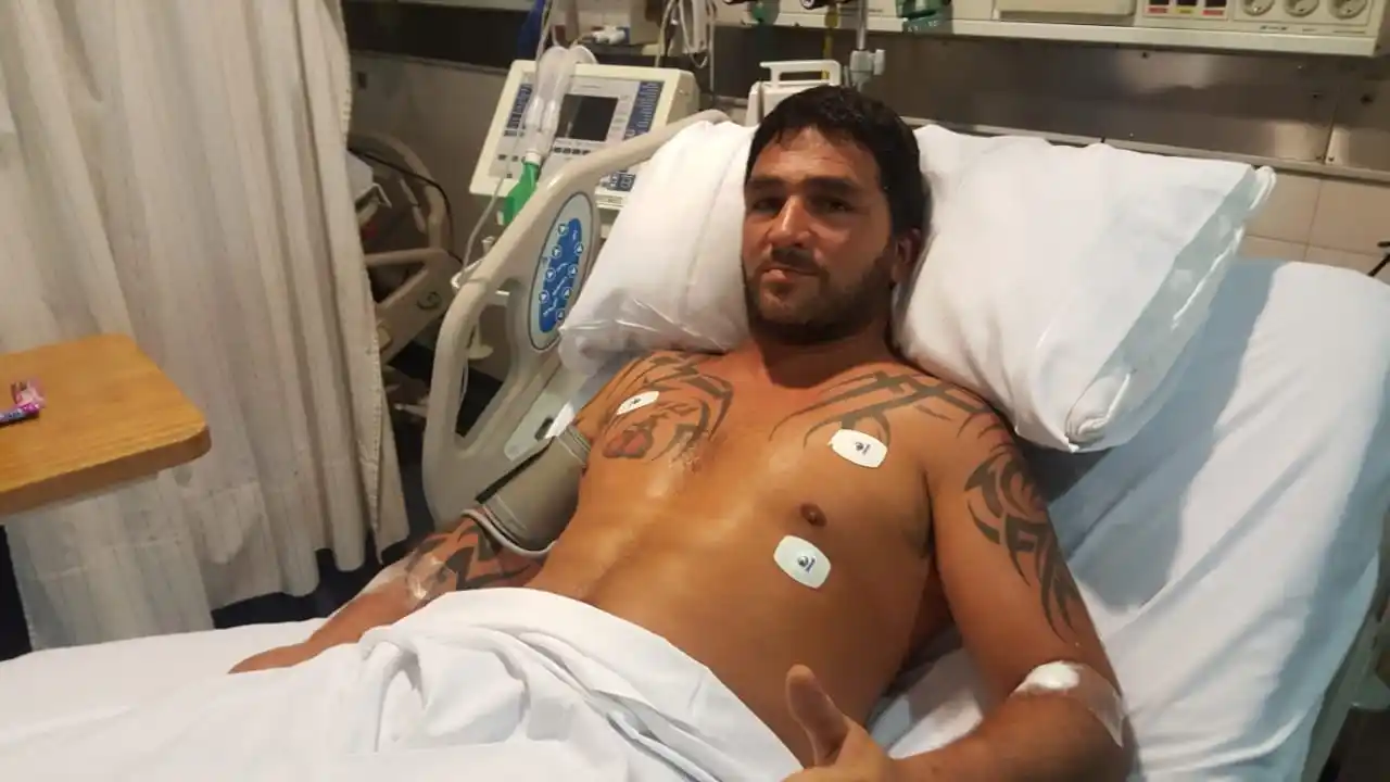 Se accidentó “Siru” Acosta