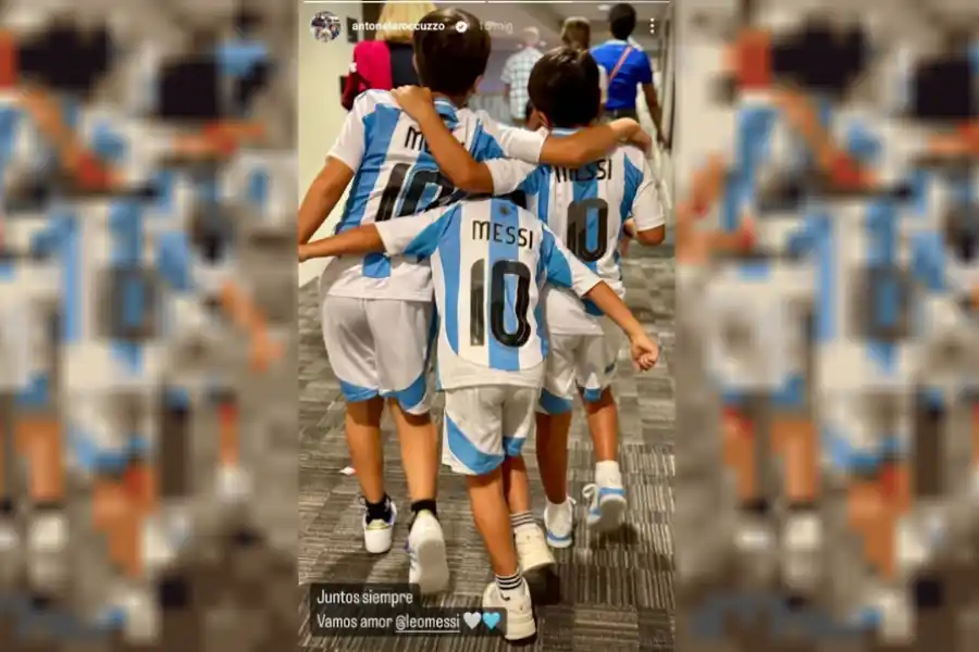 Thiago, Mateo y Ciro