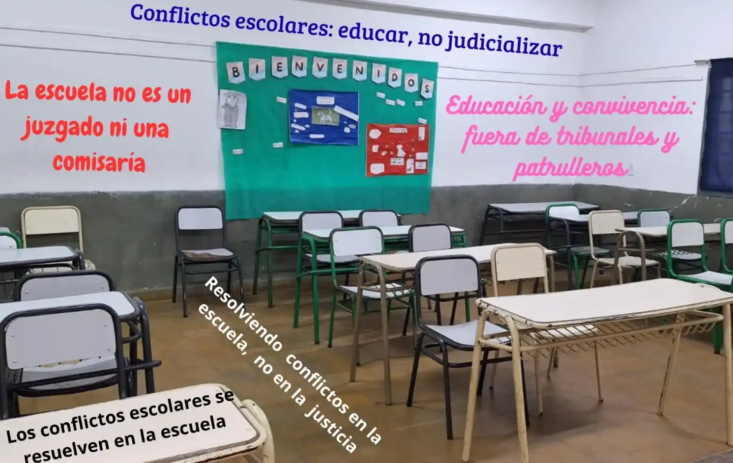 Los conflictos escolares afuera de la judicialización