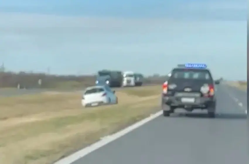 Un automovilista manejó en contramano en la autopista Rosario-Santa Fe