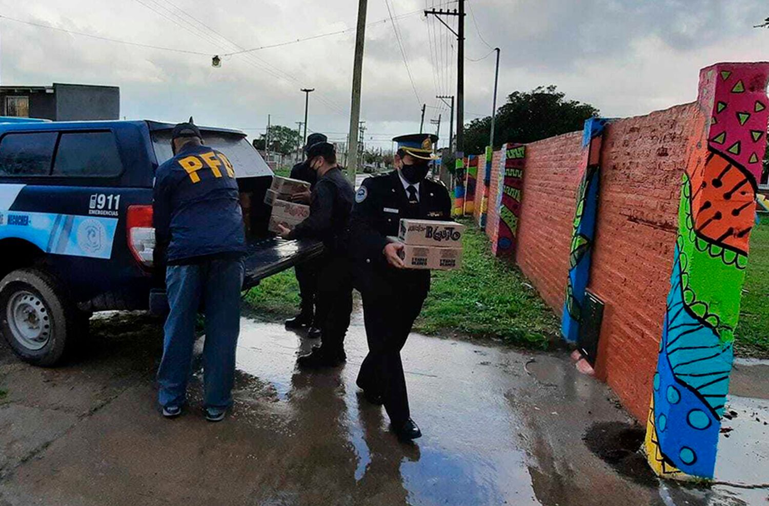 Necochea: nuevo aporte social de la Policía Federal