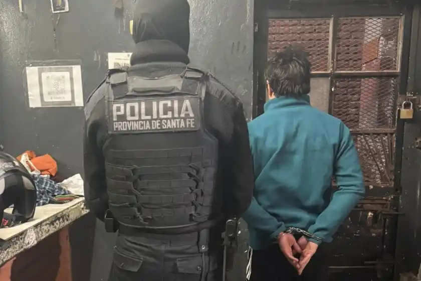 Detenido en el gimnasio.
