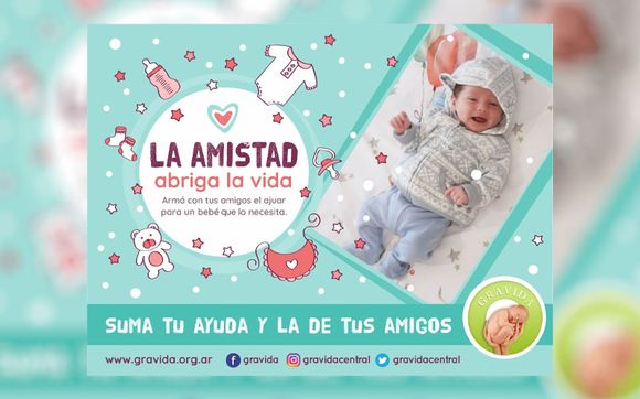 Grávida lanzó la campaña “La amistad abriga la vida”