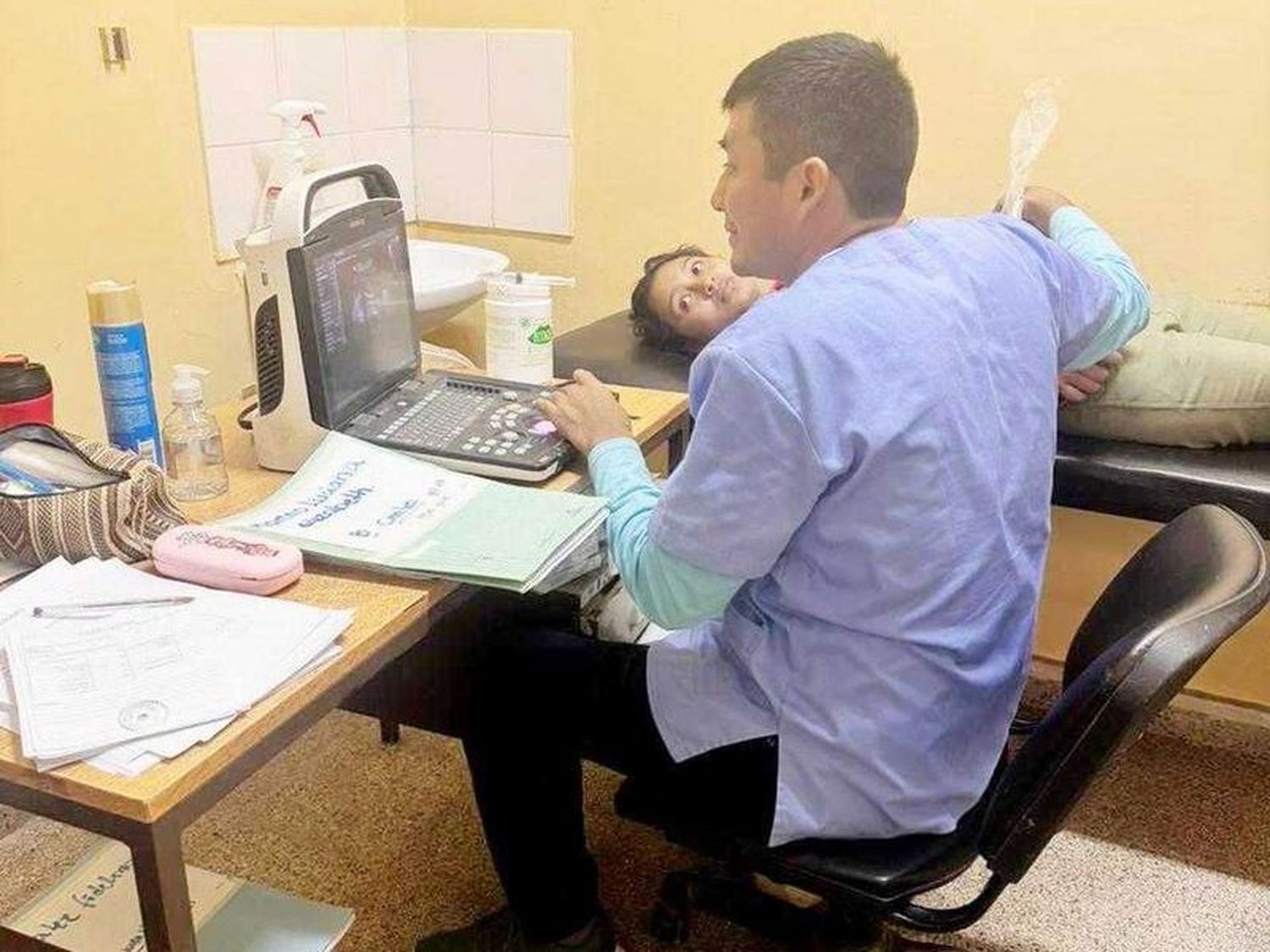 Intensiva jornada de la Red Provincial
de Ecografías en el Hospital El Potrillo